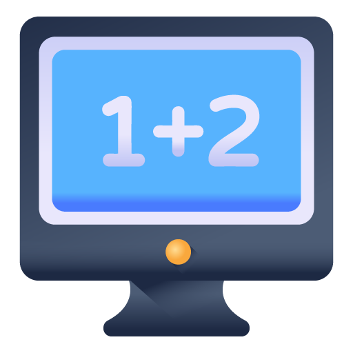 Online Math Lecture -100 E-learning Vector Icons