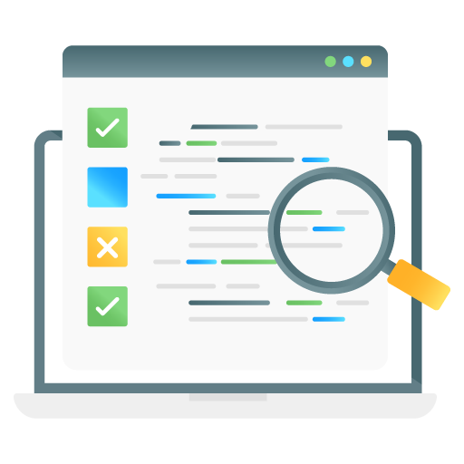 Usability Testing -App Development Flat Gradient Vectors