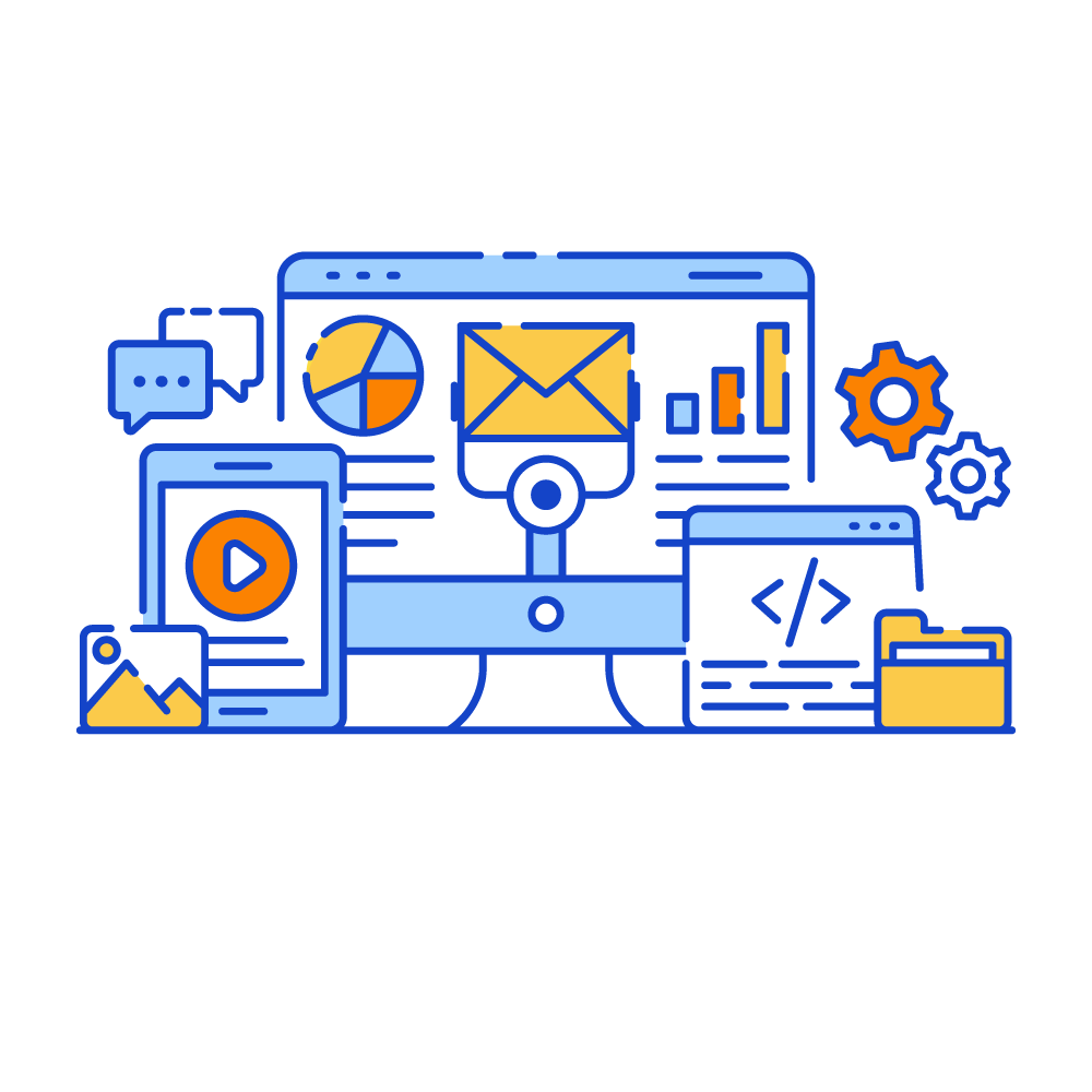 Marketing Automation -Data Analytics Illustrations