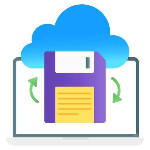 Cloud Backup -Seo and Development Flat Gradient Vectors
