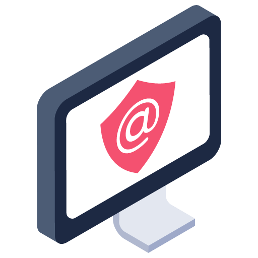 Secure Mail -Cyber Security Isometric Icons