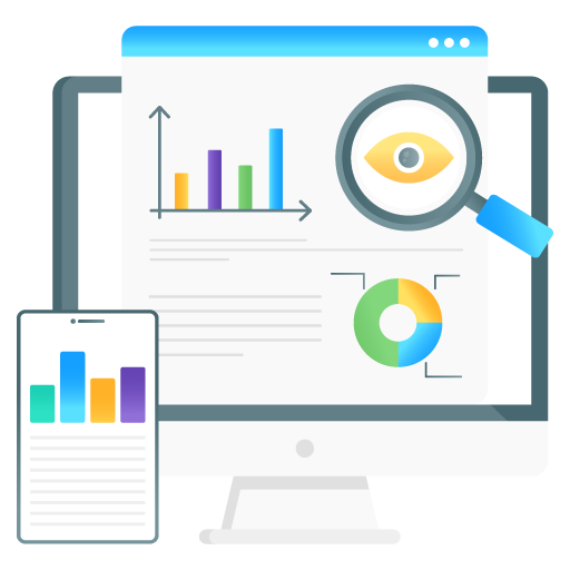 Traffic Monitoring -Seo and Development Flat Gradient Vectors