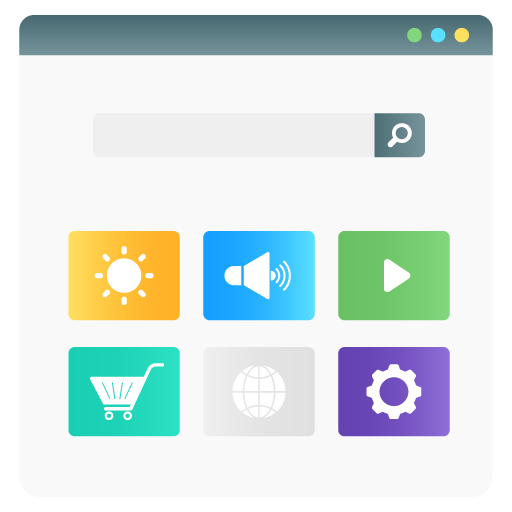 Web Widgets -App Development Flat Gradient Vectors