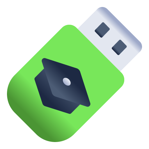 Learning Pendrive -100 E-learning Vector Icons