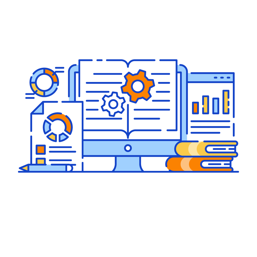 Learn Seo -Data Analytics Illustrations