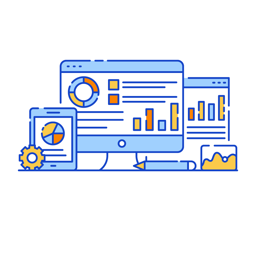 Client Dashboard -Data Analytics Illustrations