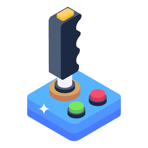 Joystick Handle -Game Isometric Icons