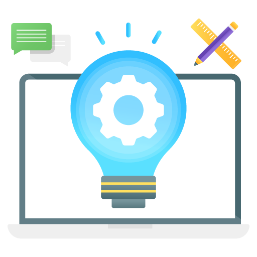 Concept Development -Seo and Development Flat Gradient Vectors