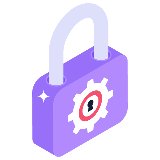 Password Setting -Cyber Security Isometric Icons
