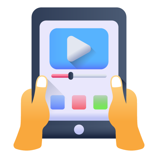 Mobile Tutorial -100 E-learning Vector Icons