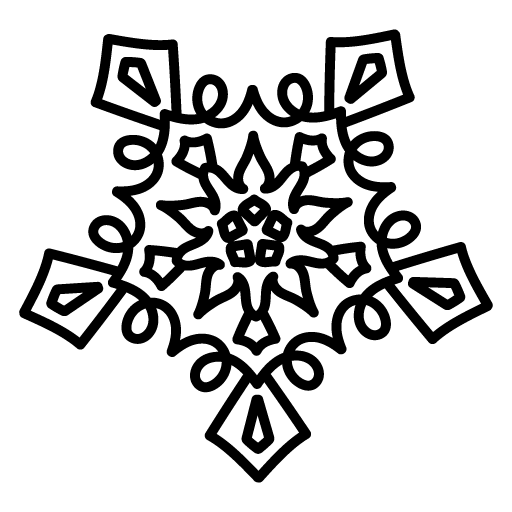 Snowflake -Snowflakes Line Icons63