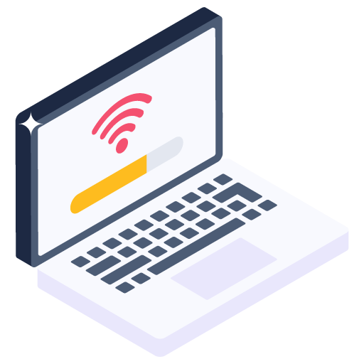 Establishing Connection -Cyber Security Isometric Icons