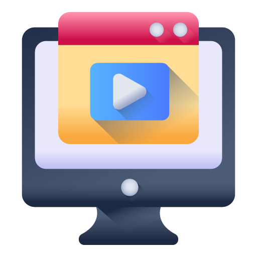 Online Tutorial -100 E-learning Vector Icons