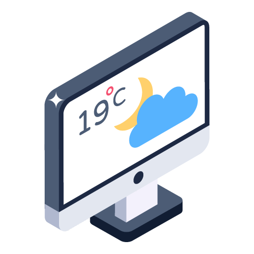 Desktop Forecast -Weather Isometric Icons