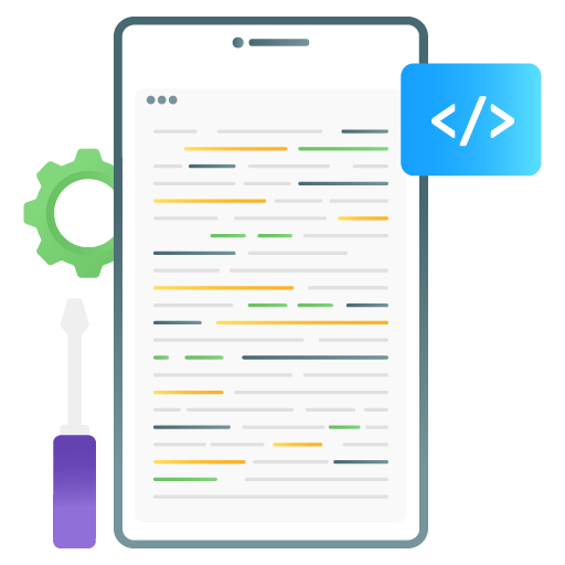 App Programming -App Development Flat Gradient Vectors