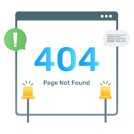 Error Page -App Development Flat Gradient Vectors