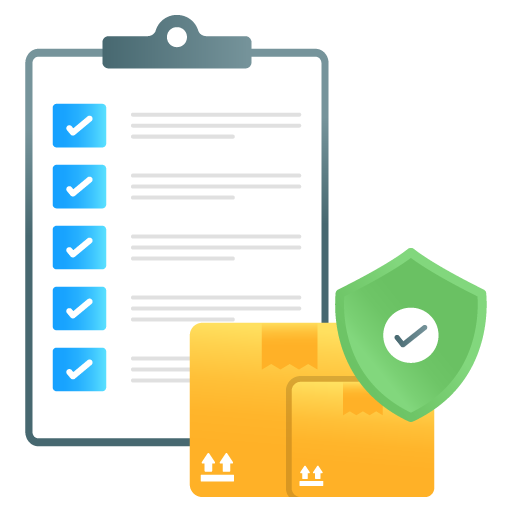 Logistic Security -Ecommerce Flat Gradient Vectors Pack