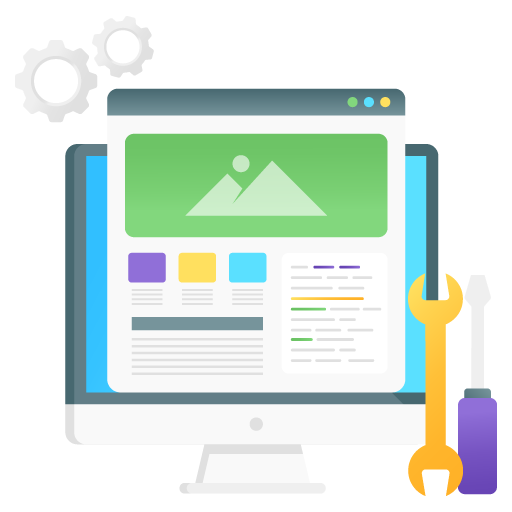 Website Development -Graphic Design Gradient Vectors Pack