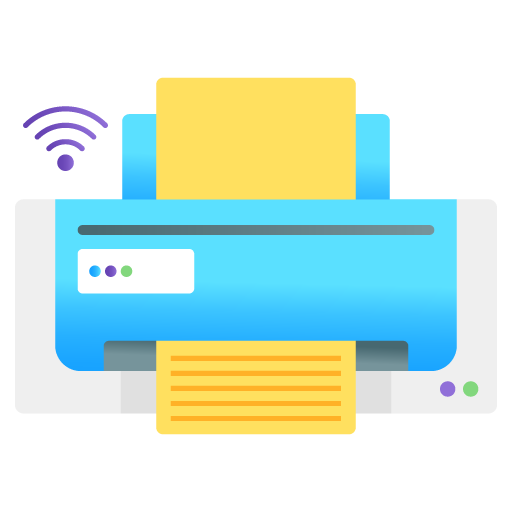 Wireless Printer -Graphic Design Gradient Vectors Pack