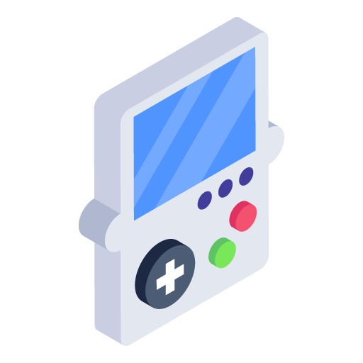 Retro Game -Game Isometric Icons