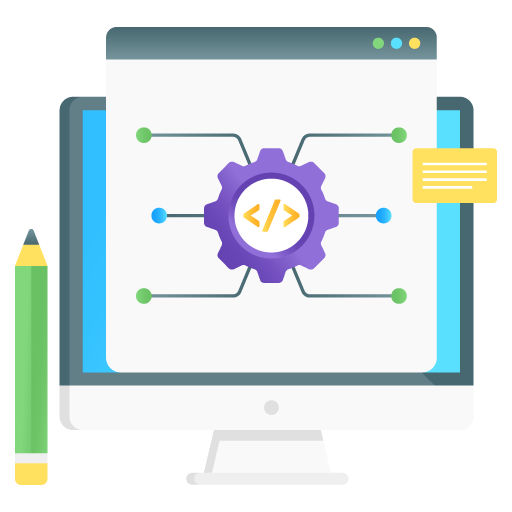Application Programming Interface -App Development Flat Gradient