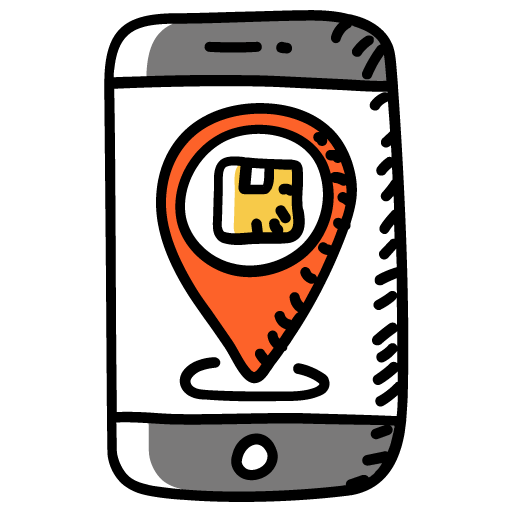 Mobile Tracker App -Shopping and Ecommerce Doodle Icons Pack