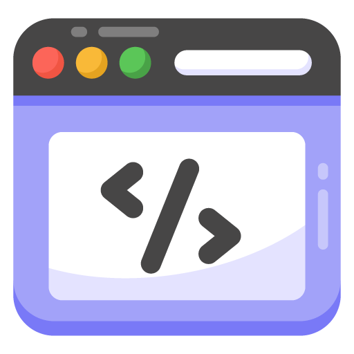 Web Coding -400 Flat School Icons