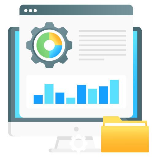Data Processing -Web Hosting and Data Analytics Flat Gra