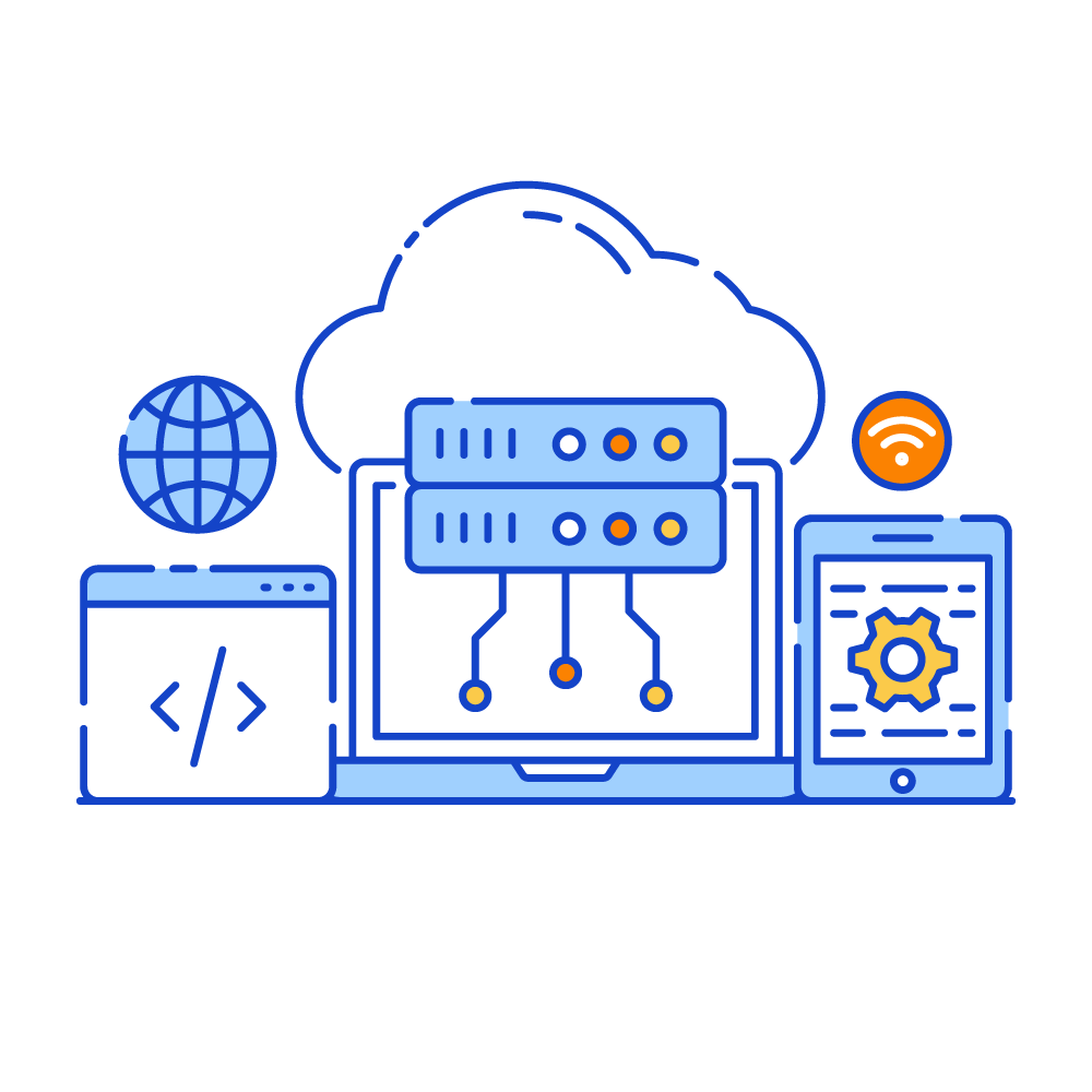 Cloud Technology -Data Analytics Illustrations