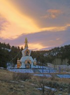 Stupa at Sunrise
