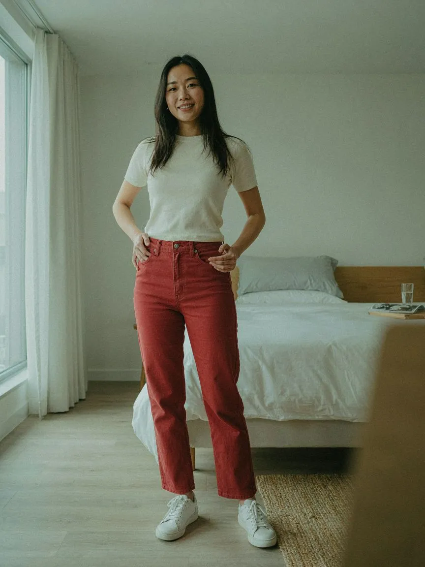 Straight Leg Jeans — garment image