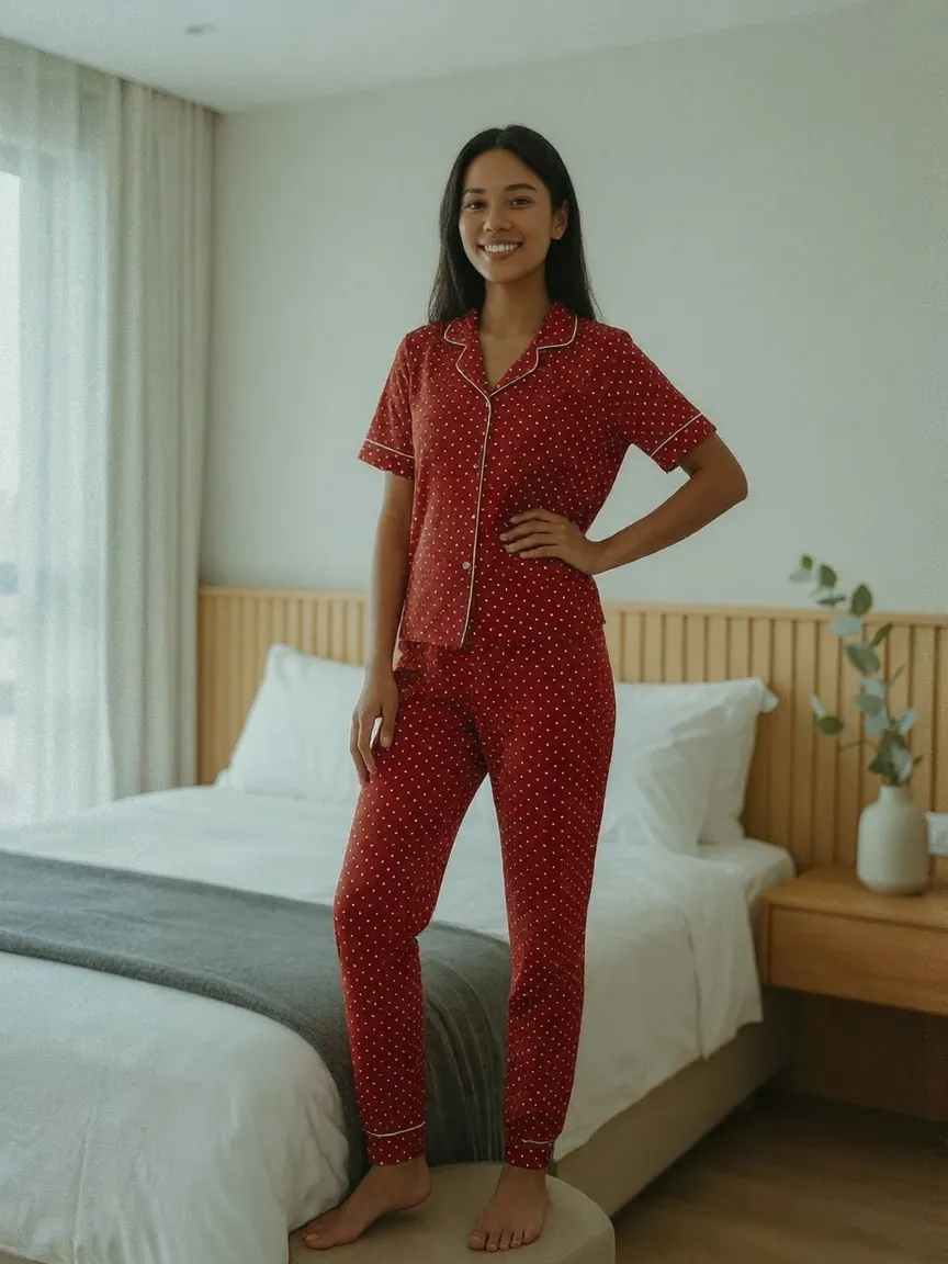 AI virtual try-on preview — Yoga Pants