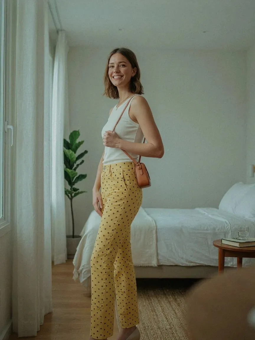 AI virtual try-on — Bootcut Jeans