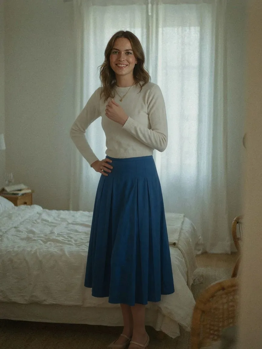 AI virtual try-on — Skirts