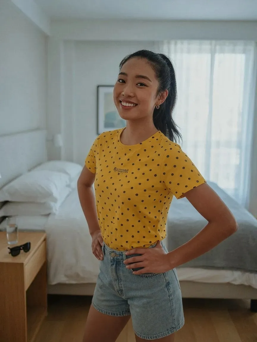 AI virtual try-on — Graphic T Shirt