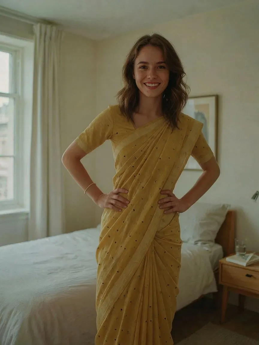 AI virtual try-on — Indian Saree