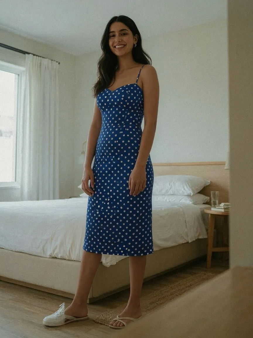 AI virtual try-on — Party Dress