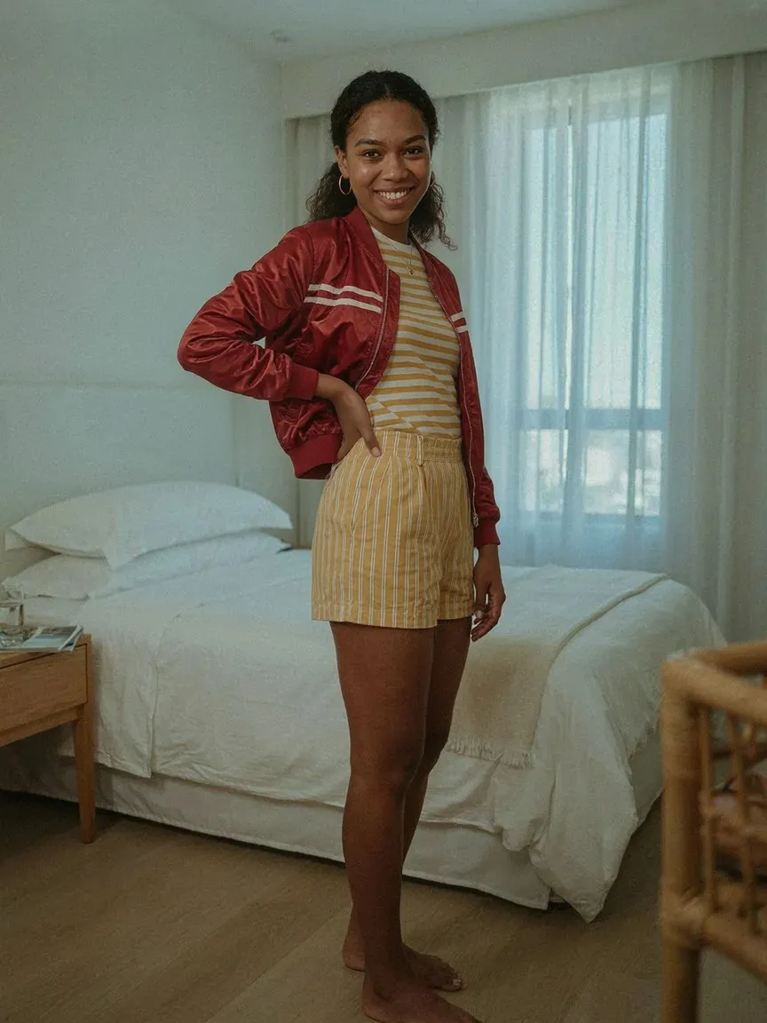 AI virtual try-on — Bomber Jacket