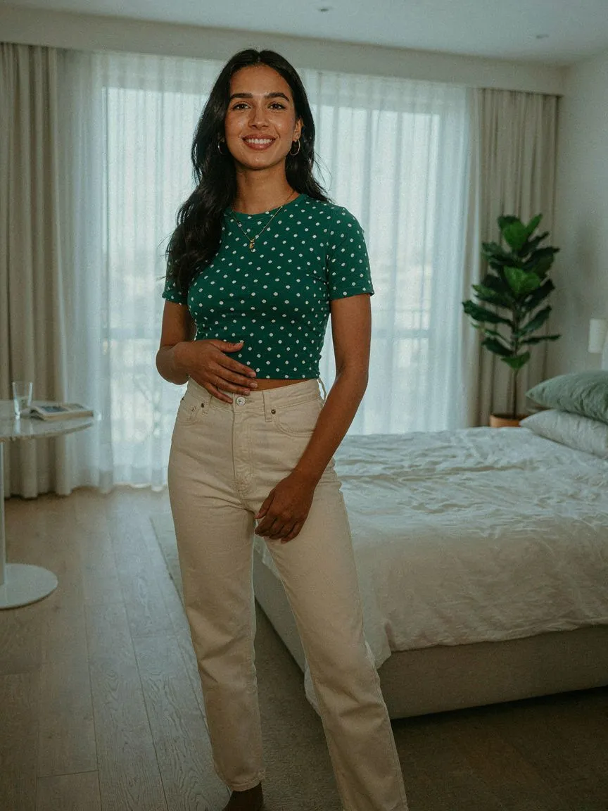 Crop T Shirt — garment image