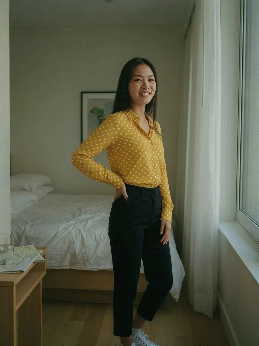 AI virtual try-on — Formal Shirt