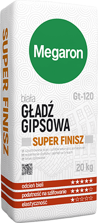 Gładź szpachlowa Megaron SUPER FINISZ worek