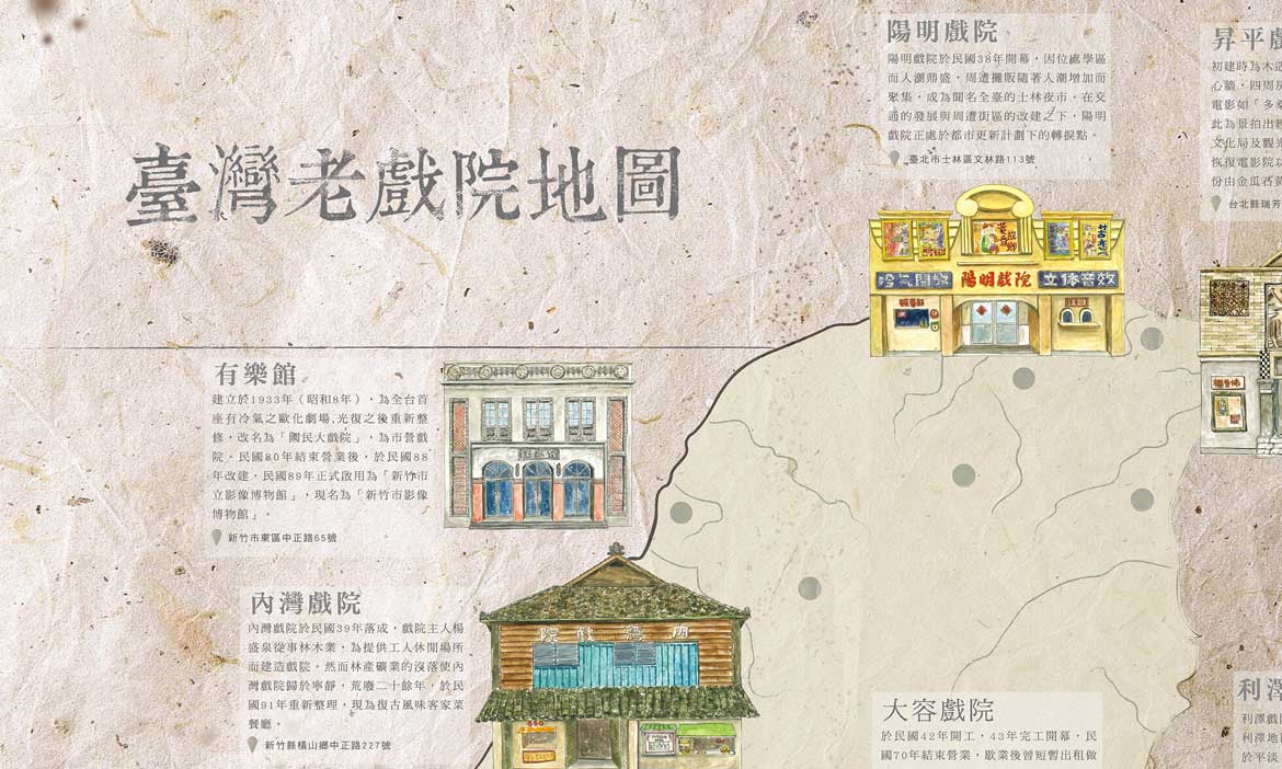 走讀台灣老戲院，帶您從北到南回味那些年
