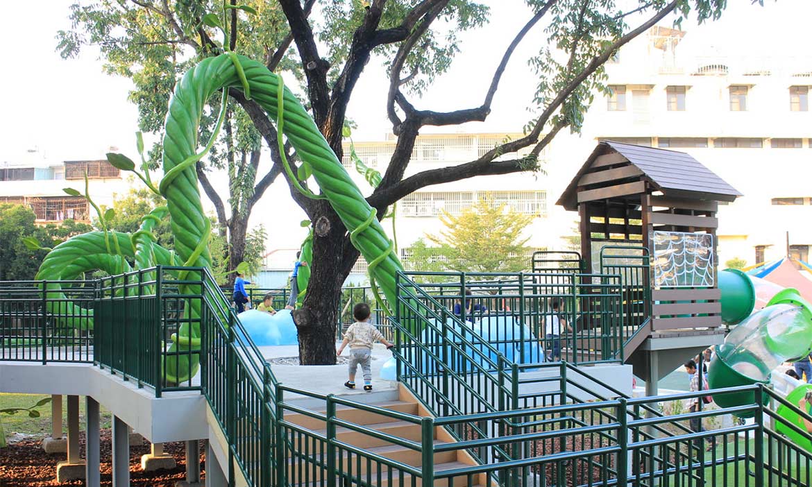 當一座公園可以孩子流連忘返 屏東和平公園無障礙設施也融入設計 Vicky媽媽的遊樂園 微笑台灣 用深度旅遊體驗鄉鎮魅力