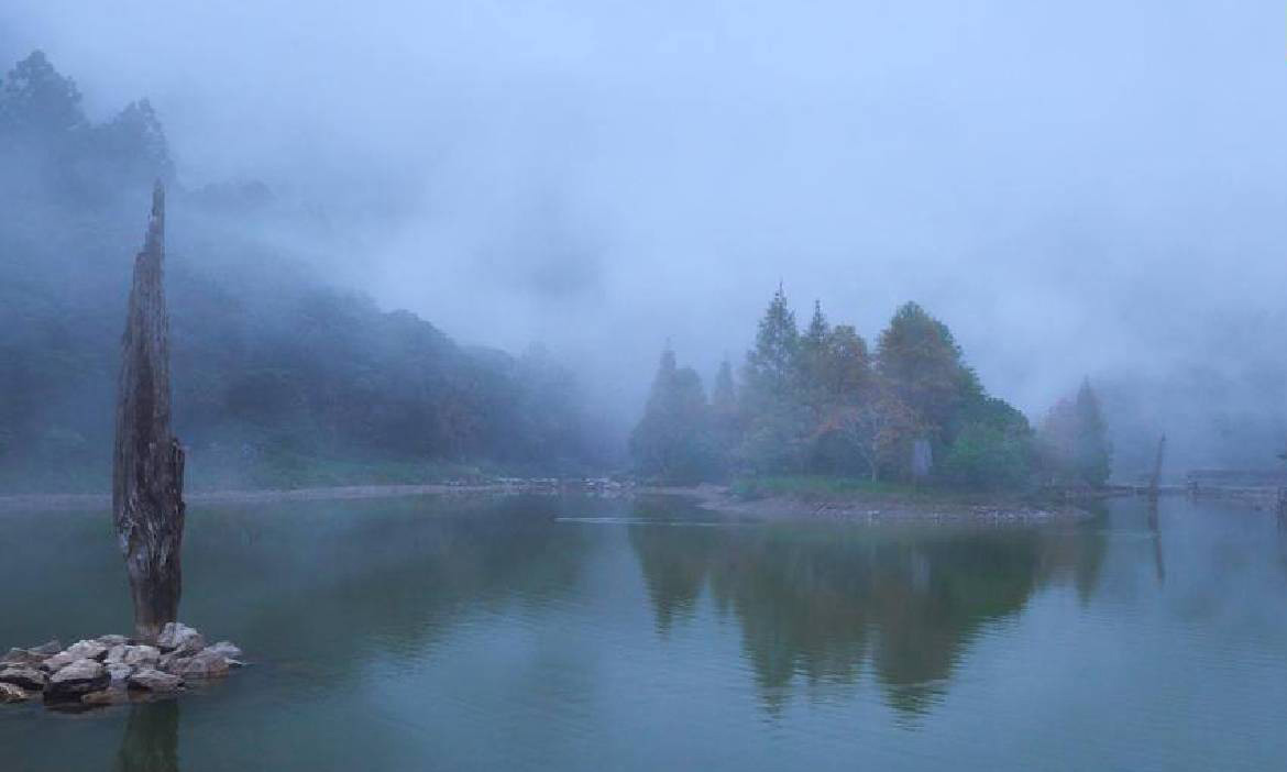 宜蘭下雨更要去 獨家水田倒影 湖畔落羽松轉紅中 立刻出發正著時 微笑台灣編輯室 微笑台灣 用深度旅遊體驗鄉鎮魅力