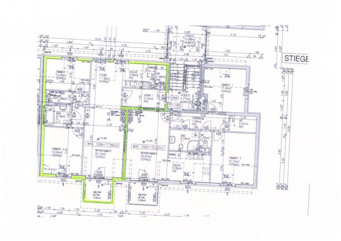 Wohnung Kauf Niederösterreich Krems an der Donau Krems an der Donau 2417/8866  Plan