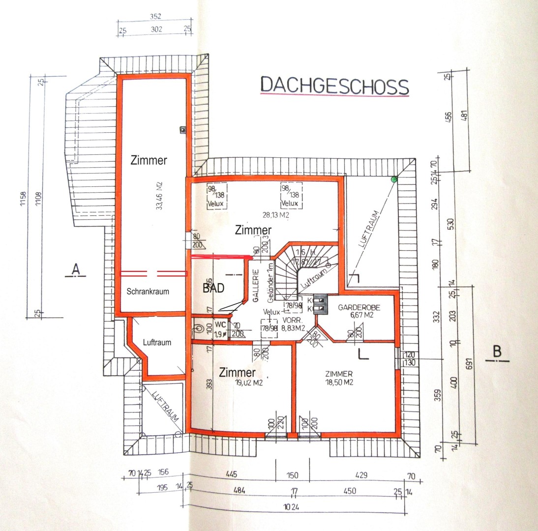 Haus Kauf Niederösterreich Mistelbach Hautzendorf 2417/8870  28 Plan DG