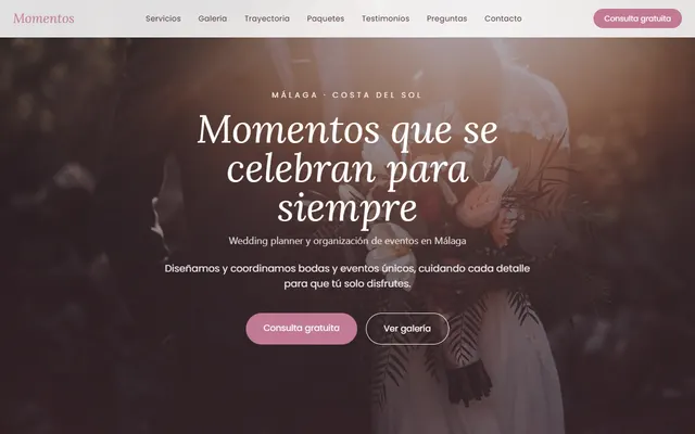 Momentos Eventos & Bodas — Organización de Eventos