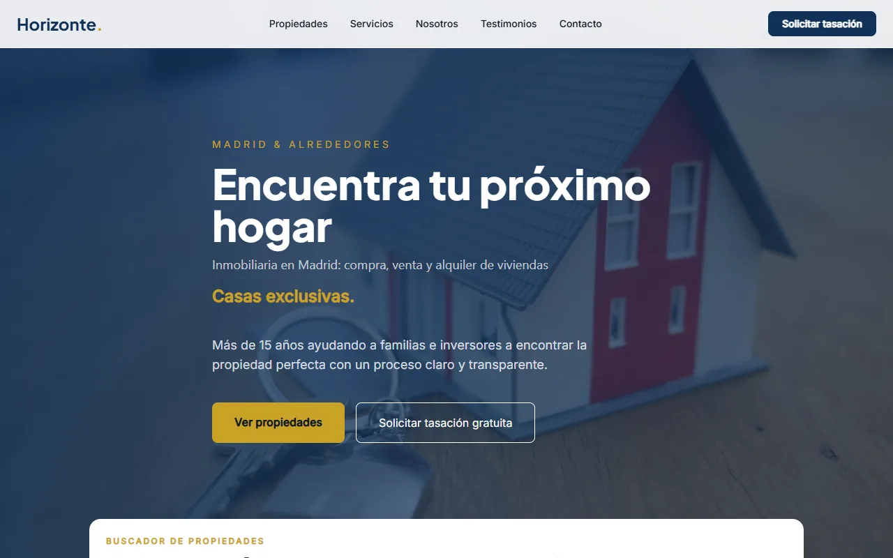 Horizonte Propiedades — Inmobiliaria