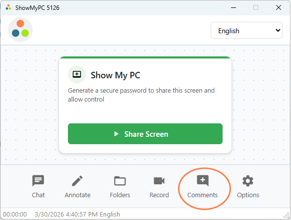 Comments URL Example