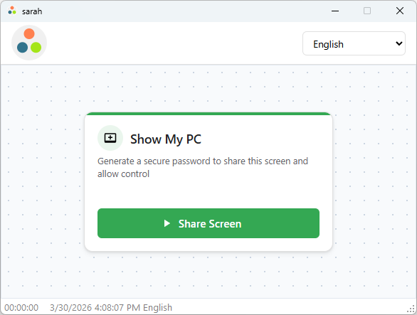 Hide App Options Example